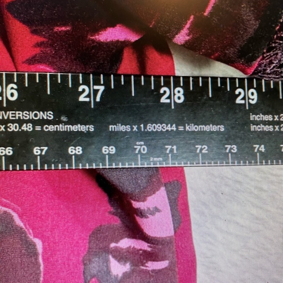 Lane Bryant Floral Blouse w/Lace Detailed Flare Sleeve Tunic - NWT - Size 26/28 - Picture 15 of 15